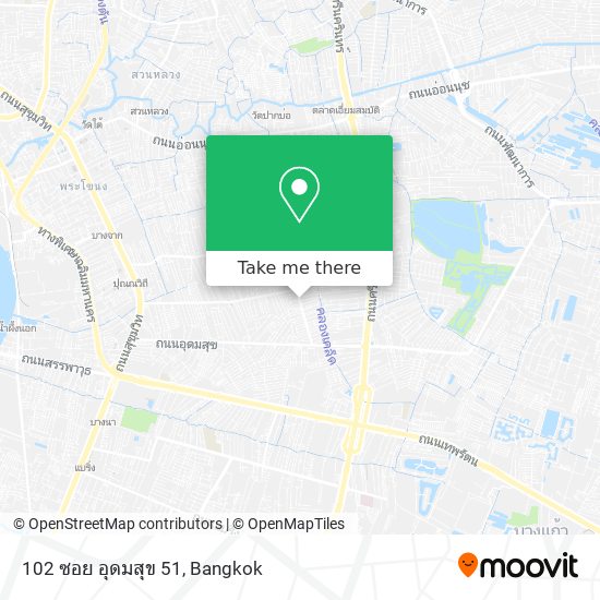 102 ซอย อุดมสุข 51 map