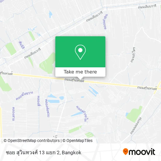 ซอย สุวินทวงศ์ 13 แยก 2 map