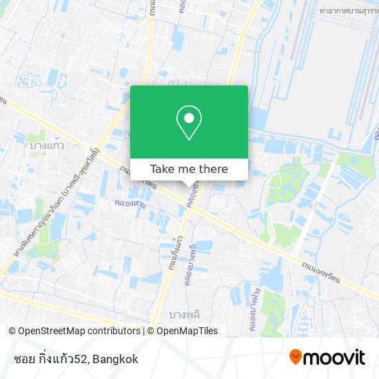 ซอย กิ่งแก้ว52 map