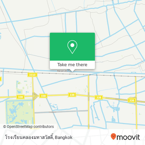 โรงเรียนคลองมหาสวัสดิ์ map