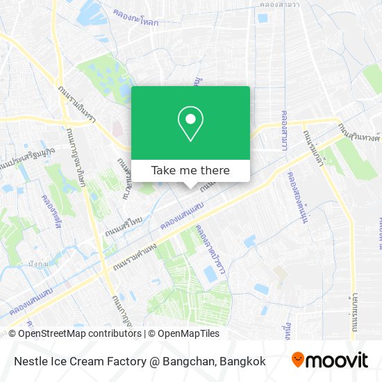 Nestle Ice Cream Factory @ Bangchan map