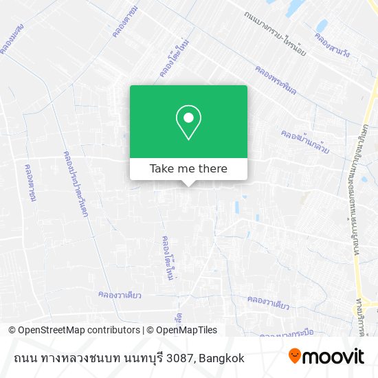 ถนน ทางหลวงชนบท นนทบุรี 3087 map