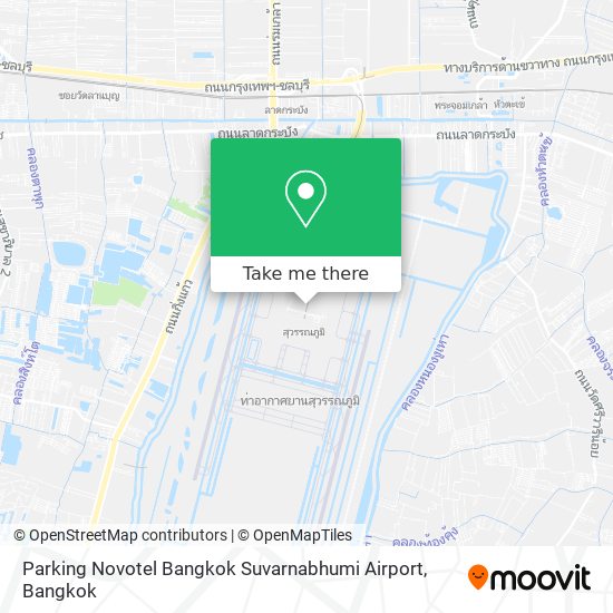 Parking Novotel Bangkok Suvarnabhumi Airport map