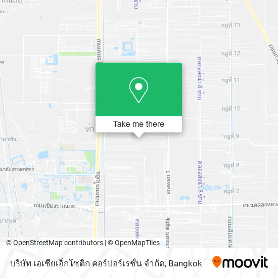 บริษัท เอเชียเอ็กโซติก คอร์ปอร์เรชั่น จำกัด map