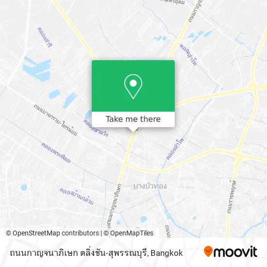ถนนกาญจนาภิเษก ตลิ่งชัน-สุพรรณบุรี map