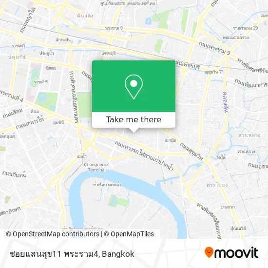 ซอยแสนสุข11 พระราม4 map