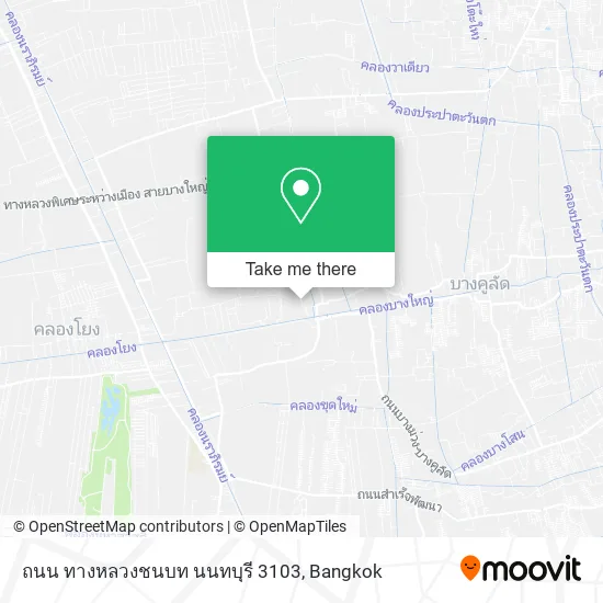 ถนน ทางหลวงชนบท นนทบุรี 3103 map