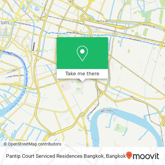 Pantip Court Serviced Residences Bangkok map