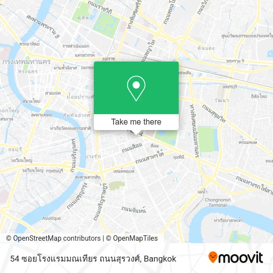 54 ซอยโรงแรมมณเทียร ถนนสุรวงศ์ map