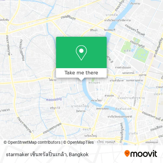 starmaker เซ็นทรัลปิ่นเกล้า map