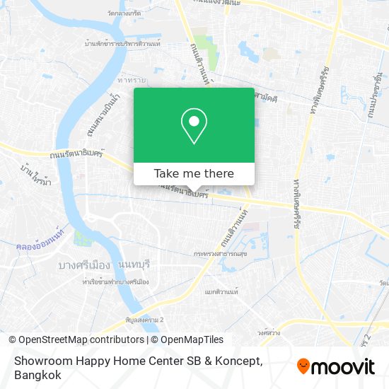 Showroom Happy Home Center SB & Koncept map