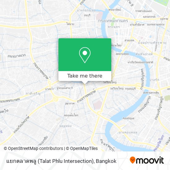 แยกตลาดพลู (Talat Phlu Intersection) map