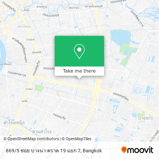 869/5 ซอย บางนา-ตราด 19 แยก 7 map