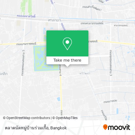 ตลาดนัดหมู่บ้านร่วมเกื้อ map