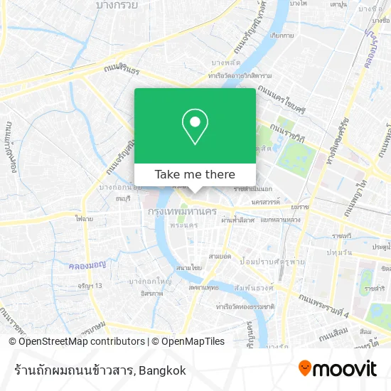 ร้านถักผมถนนข้าวสาร map
