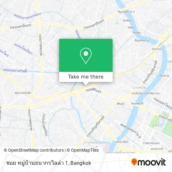 ซอย หมู่บ้านธนากรวิลล่า 1 map