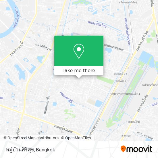 หมู่บ้านศิริสุข map