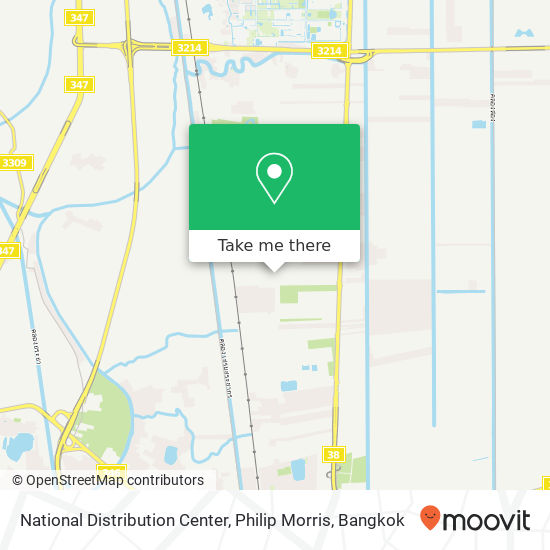National Distribution Center, Philip Morris map