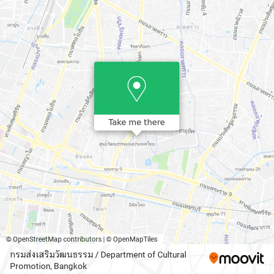 กรมส่งเสริมวัฒนธรรม / Department of Cultural Promotion map