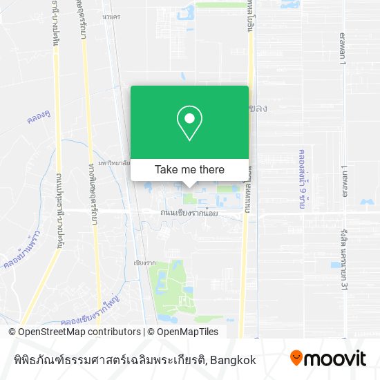 พิพิธภัณฑ์ธรรมศาสตร์เฉลิมพระเกียรติ map