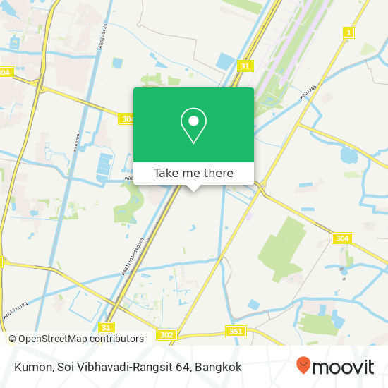Kumon, Soi Vibhavadi-Rangsit 64 map