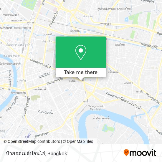 ป้ายรถเมล์บ่อนไก่ map