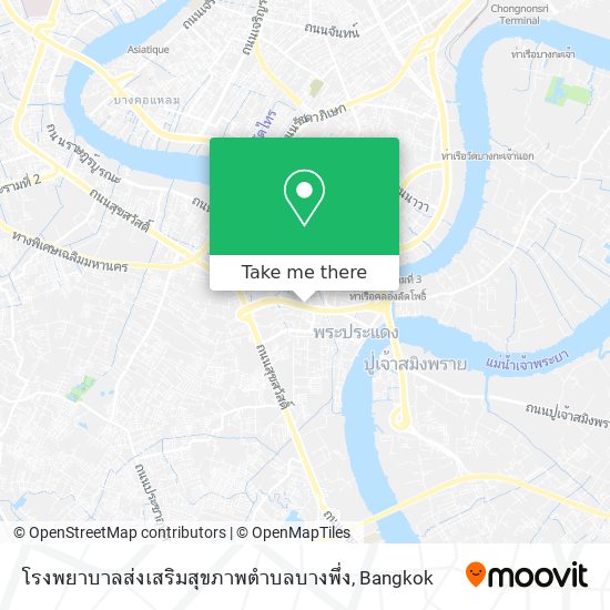 โรงพยาบาลส่งเสริมสุขภาพตำบลบางพึ่ง map