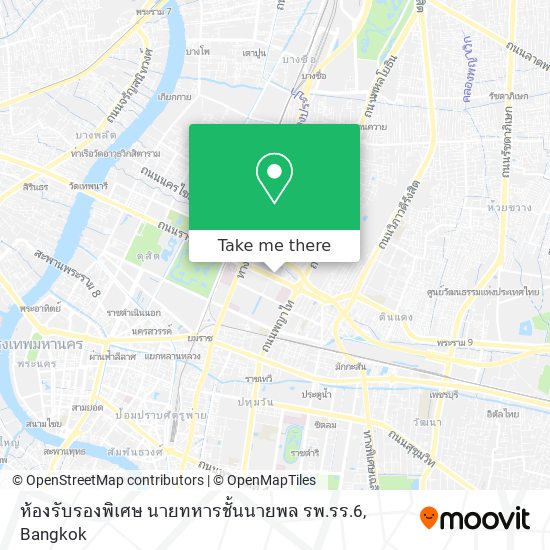 ห้องรับรองพิเศษ นายทหารชั้นนายพล รพ.รร.6 map