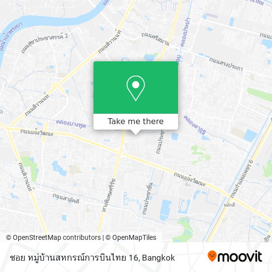 ซอย หมู่บ้านสหกรณ์การบินไทย 16 map