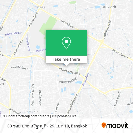 133 ซอย ประเสริฐมนูกิจ 29 แยก 10 map