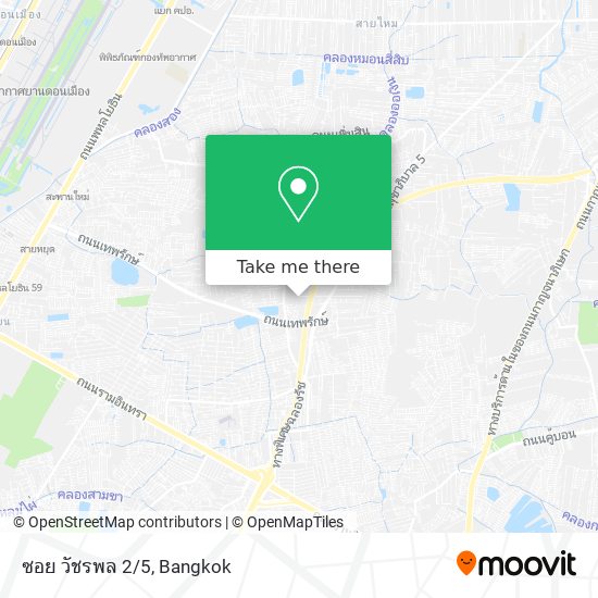 ซอย วัชรพล 2/5 map