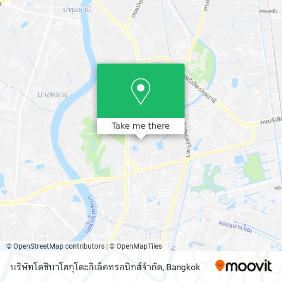 บริษัทโตชิบาโฮกุโตะอิเล็คทรอนิกส์จำกัด map