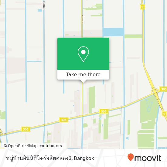 หมู่บ้านอินนิซิโอ-รังสิตคลอง3 map