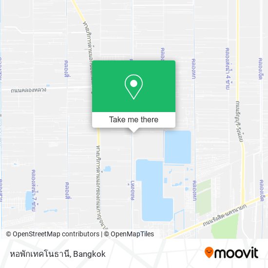 หอพักเทคโนธานี map