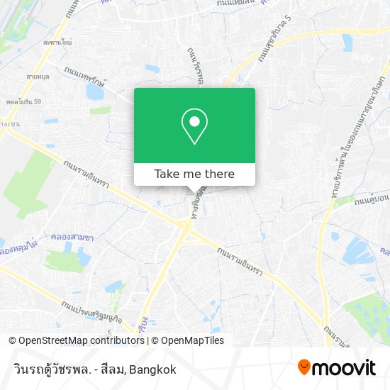 วินรถตู้วัชรพล. -  สีลม map