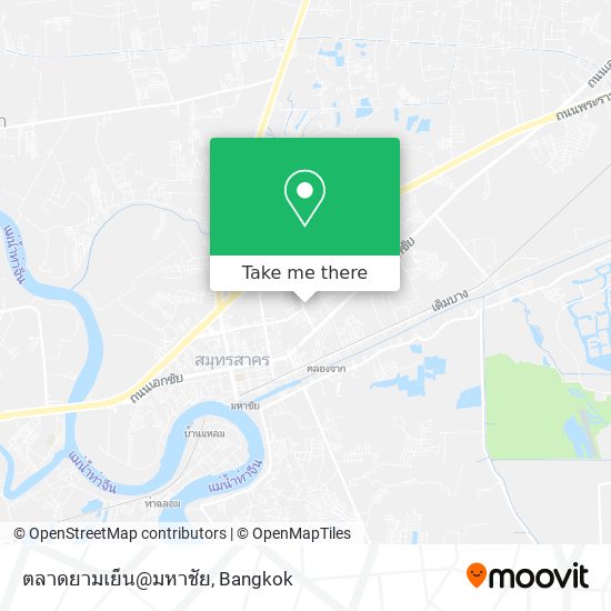 ตลาดยามเย็น@มหาชัย map