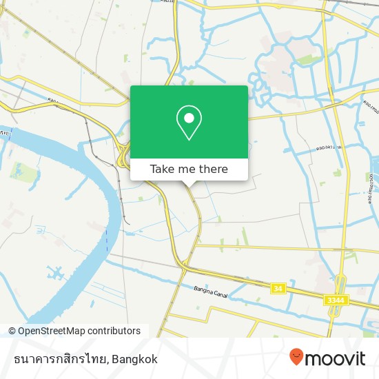 ธนาคารกสิกรไทย map