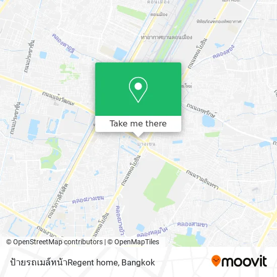 ป้ายรถเมล์หน้าRegent home map