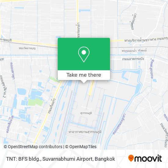 TNT: BFS bldg., Suvarnabhumi Airport map