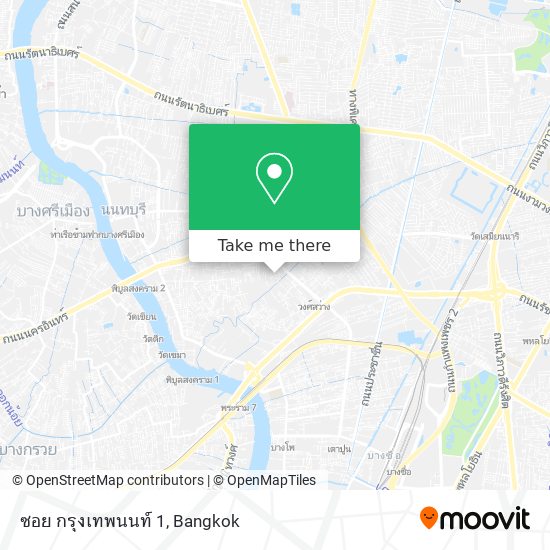 ซอย กรุงเทพนนท์ 1 map