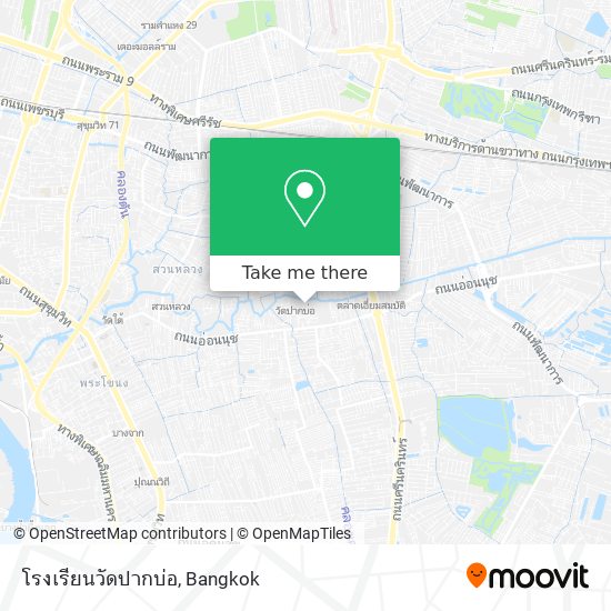 โรงเรียนวัดปากบ่อ map