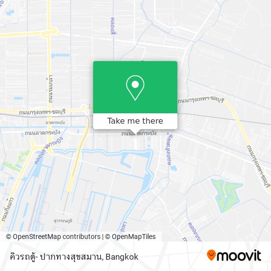 คิวรถตู้- ปากทางสุขสมาน map