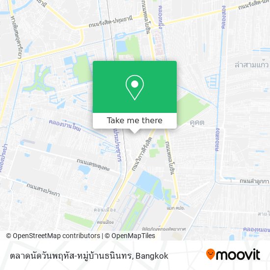 ตลาดนัดวันพฤหัส-หมู่บ้านธนินทร map