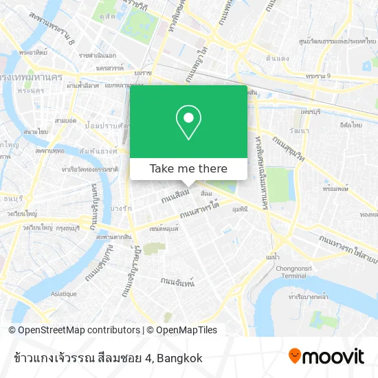 ข้าวแกงเจ้วรรณ สีลมซอย 4 map