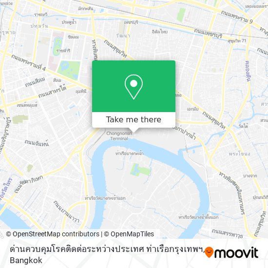 ด่านควบคุมโรคติดต่อระหว่างประเทศ ท่าเรือกรุงเทพฯ map