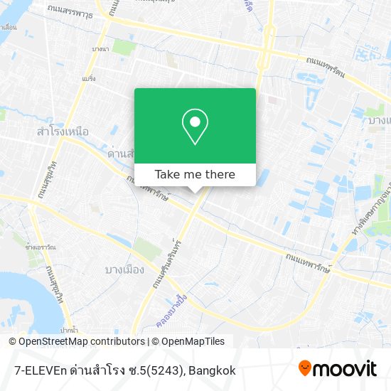 7-ELEVEn ด่านสำโรง ซ.5(5243) map