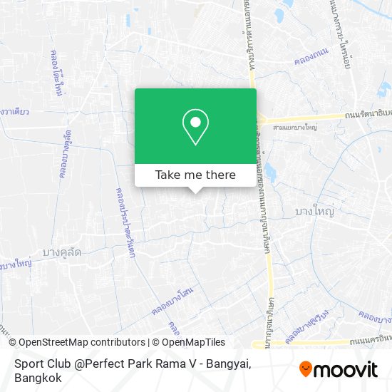 Sport Club @Perfect Park Rama V - Bangyai map