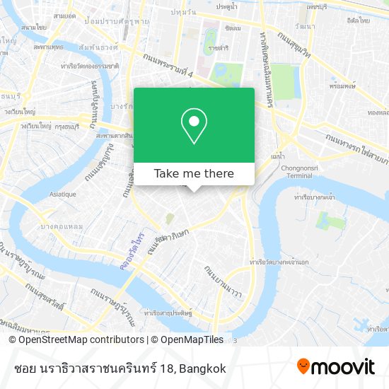 ซอย นราธิวาสราชนครินทร์ 18 map