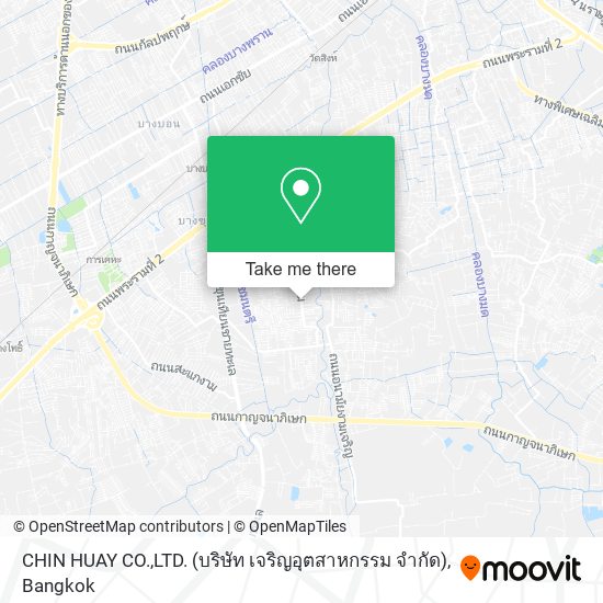 CHIN HUAY CO.,LTD. (บริษัท เจริญอุตสาหกรรม จำกัด) map