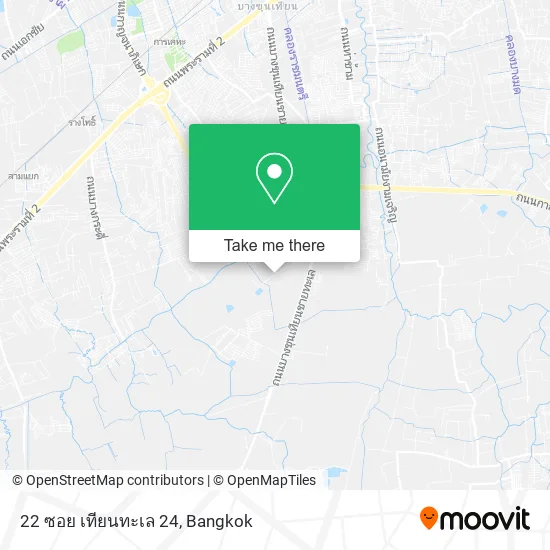 22 ซอย เทียนทะเล 24 map